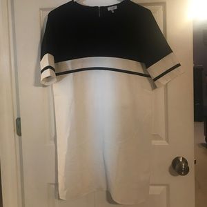 Black and white dress